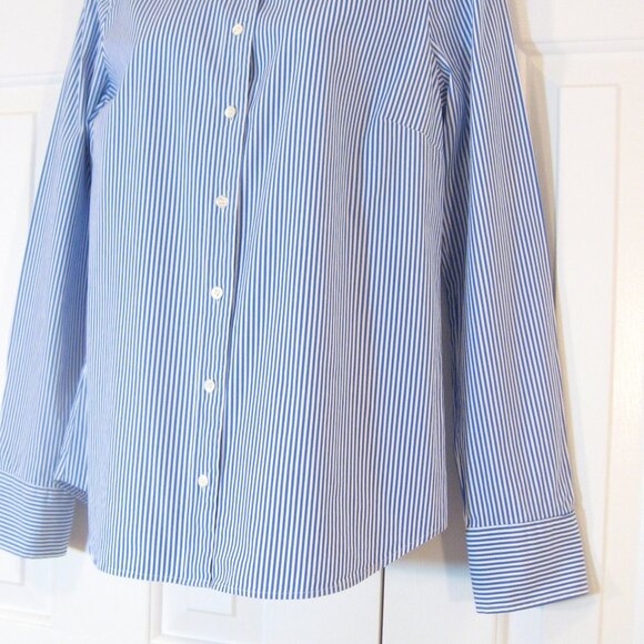 J. Crew |  Classic Pinstripe 'Stretch Perfect Shirt' - Picture 7 of 12